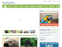 Tablet Screenshot of animalcognition.org